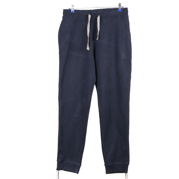 Nautica 90's Jogging Bottoms XLarge Navy Blue Elastic Waist Drawstring Cuffed Vintage Sweatpants