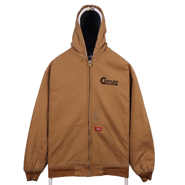 Dickies 90's Heavyweight Hooded Workwear Jacket Brown XLarge