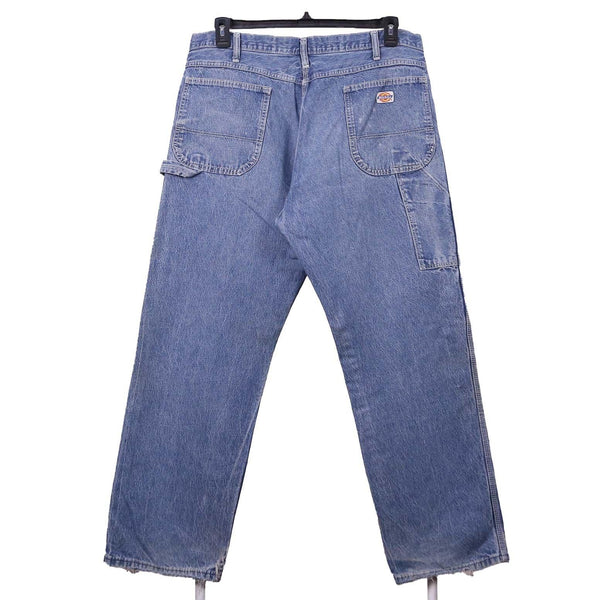 Dickies 90's Baggy Denim Carpenter Jeans Pants 38 Blue