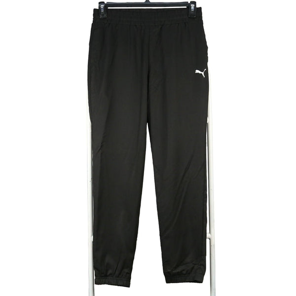 Puma Black Nylon Elastic Waist Joggers Sportswear Sweatpants Men's 28