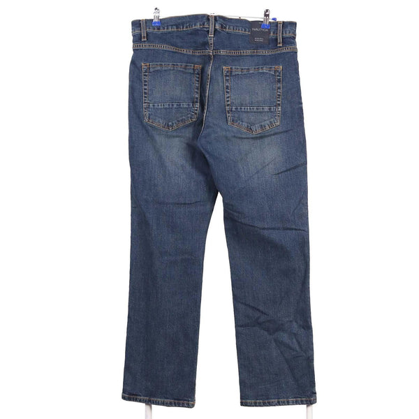 Nautica 90's Vintage Straight Leg Denim Bootcut Jeans Size 34 Blue