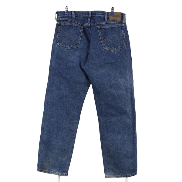 Vintage Wrangler 90's Blue Denim Straight Leg Jeans 36x30 Men's Pants