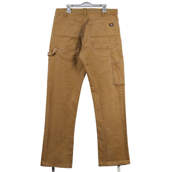 Dickies 90's Carpenter Workwear Denim Trousers Pants 34 Beige Cream