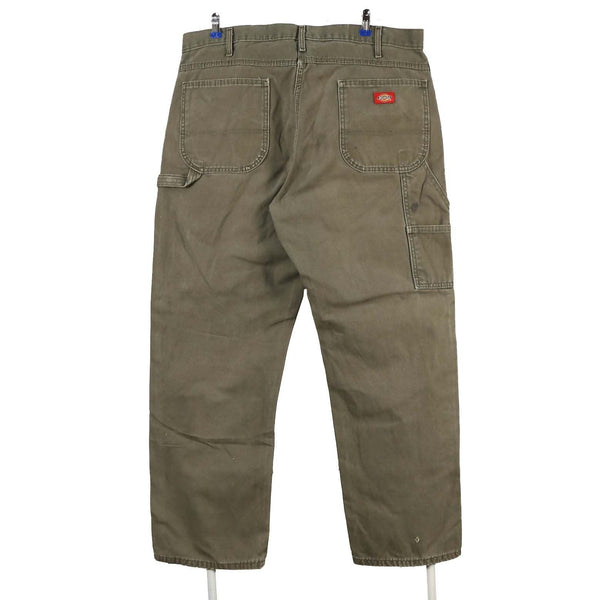 Dickies 90's Khaki Green Carpenter Baggy Workwear Jeans Pants Size 38