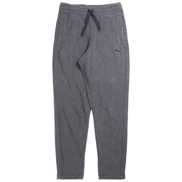 Puma Men's Small Grey Joggers Sweatpants, Elastic Waist, Vintage Quality