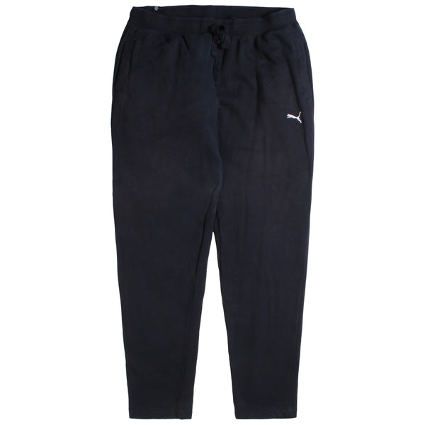 Puma Men's Black Joggers Sweatpants XLarge Elastic Waist Drawstring