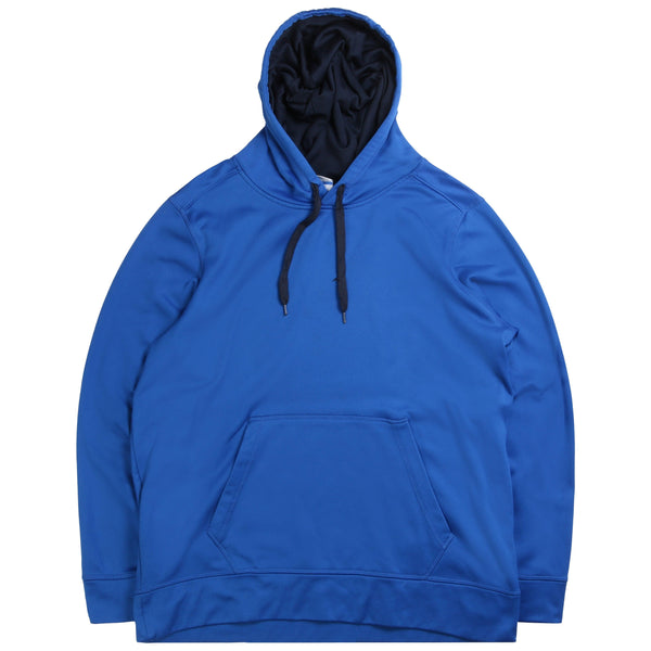 Starter Blue Nylon Sportswear Hoodie Men Large Vintage Quality