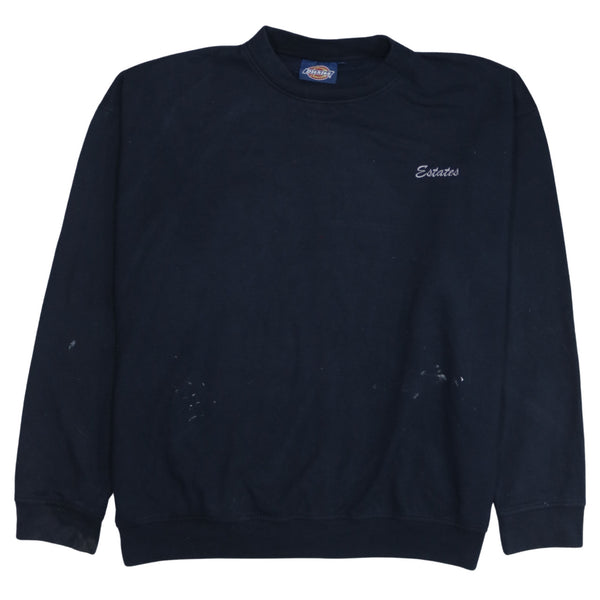Dickies 90's Lightweight Crew Neck Sweatshirt XLarge Navy Blue