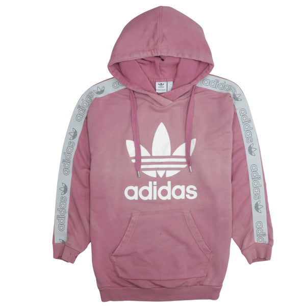 Adidas 90's Pink Spellout Pullover Hoodie Women's XLarge