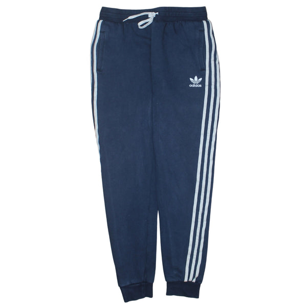Adidas 90's 3 Stripes Casual Joggers / Sweatpants XLarge Navy Blue