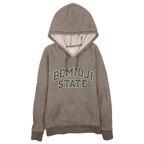 Champion 90's Vintage Grey Bemidji State Pullover Hoodie Women's M