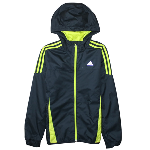 Adidas 90's Lightweight Full Zip Up Windbreaker Medium Black