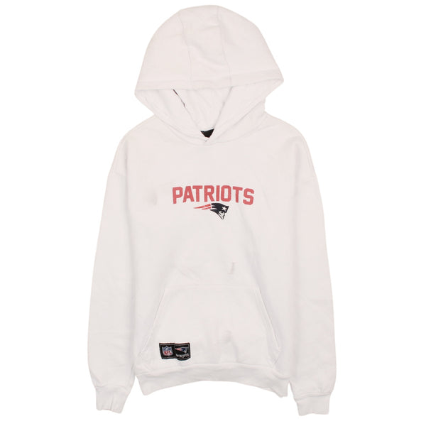 Vintage 90's NFL Patriots XSmall White Hoodie Unisex Pullover