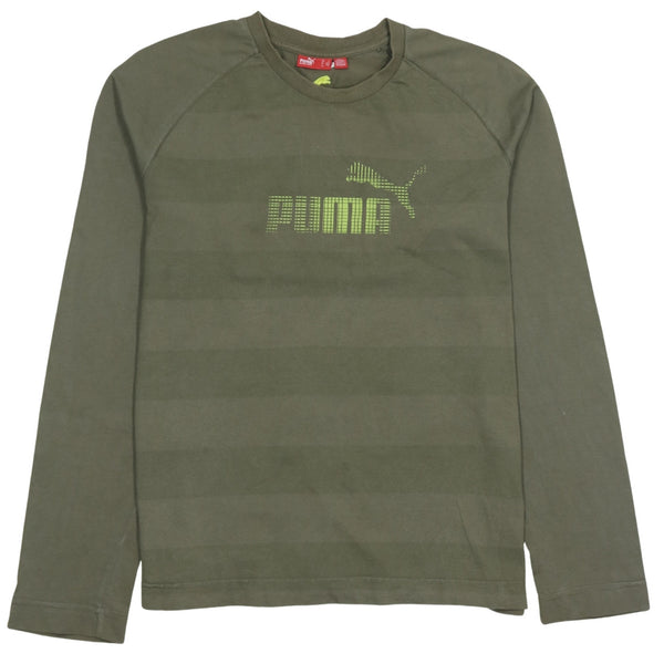 Puma   Sweatshirt Large Green
