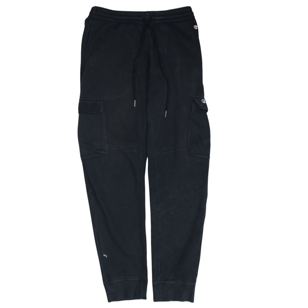 Champion 90's Casual Joggers / Sweatpants Medium Black