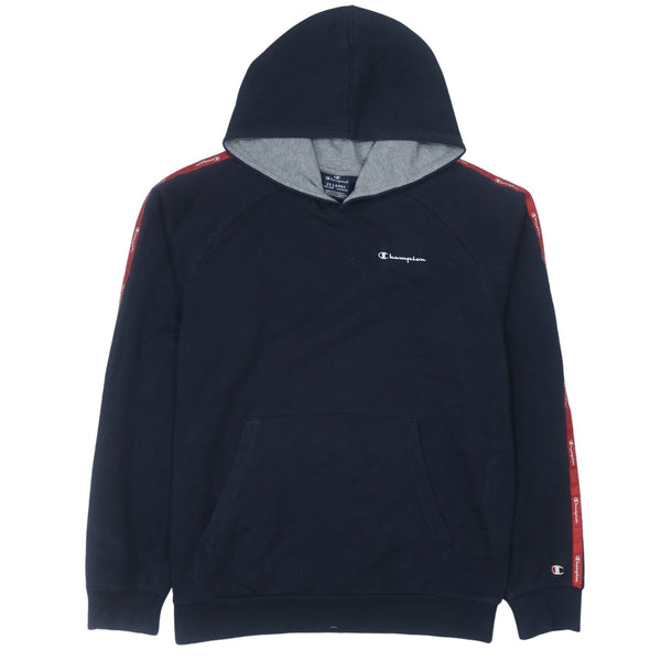 Champion 90’s Oversized Black Pullover Hoodie Drawstring XXLarge 2XL