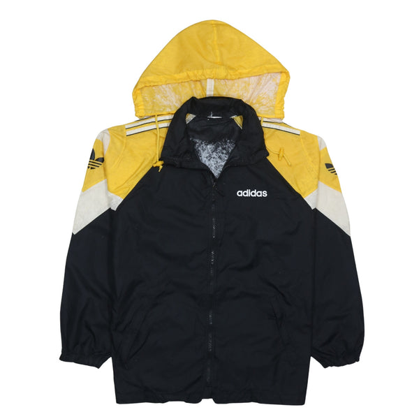 Adidas 90's Lightweight Full Zip Up Hoodie Large  Black