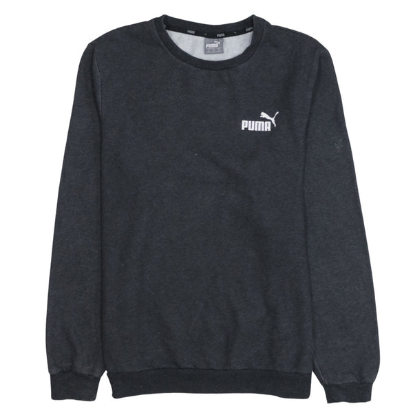 Puma 90's Lightweight Crew Neck Sweatshirt Medium Black