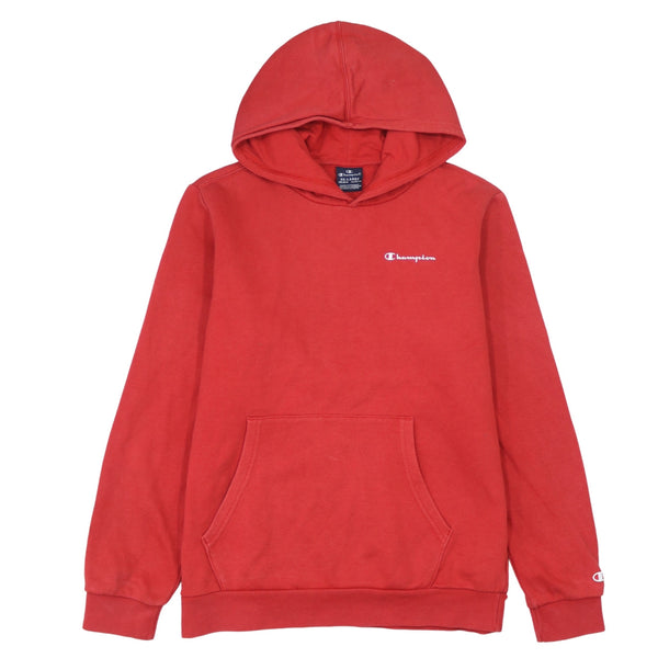Champion 90's Vintage Red Pullover Hoodie XXLarge (2XL) with Drawstring Pockets