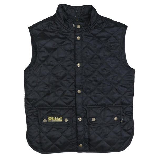 Belstaff 90's Vest Sleeveless Button Up Gilet XSmall  Black