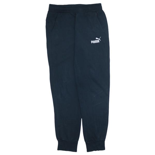 Puma Vintage 90s Black Joggers Sweatpants Women's Medium Casual Cotton