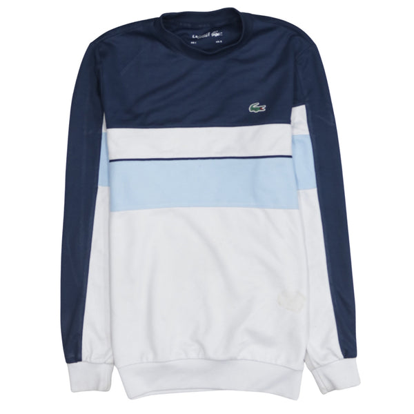 Lacoste 90's Lightweight Crew Neck Sweatshirt Small Navy Blue