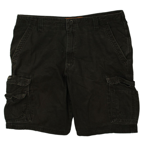 Lee Vintage 90's Men's Canvas Cargo Shorts 36 Black Outdoor Wear