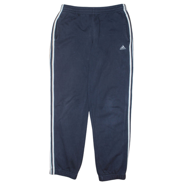 Adidas 90's 3 Stripes Casual Joggers / Sweatpants Medium Navy Blue