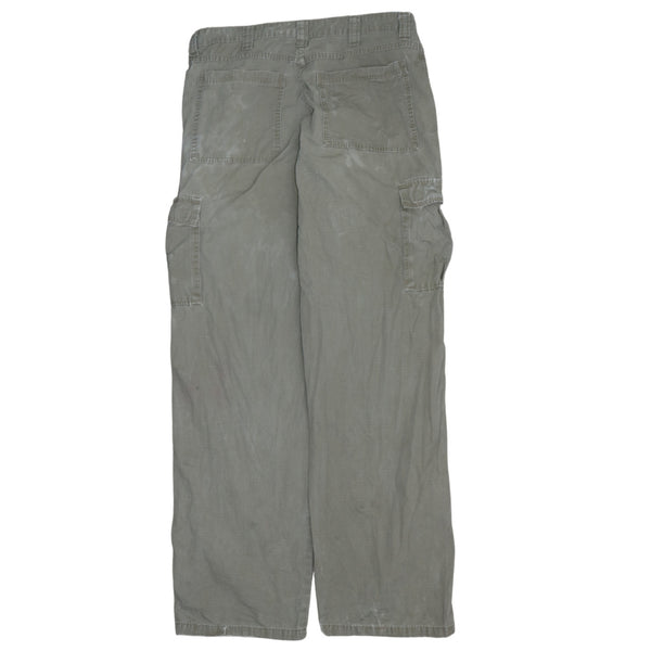 Wrangler 90's Straight Leg Baggy Trousers / Pants 34 Beige Cream