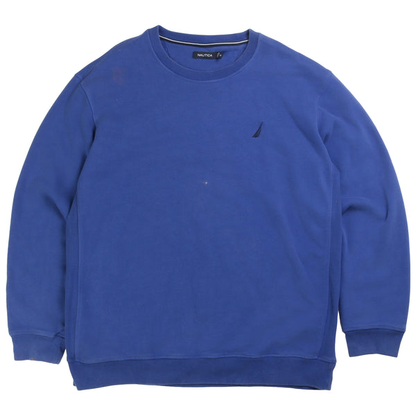 Nautica Heavyweight Crewneck Sweatshirt Men XXLarge (2XL) Blue