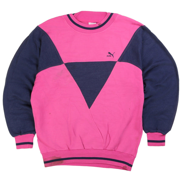Puma Heavyweight Pink Crewneck Sweatshirt Men Small (No Size Label)
