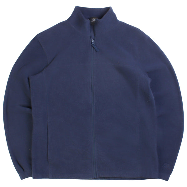 Starter  Full Zip Up Fleece Jumper Small Navy Blue