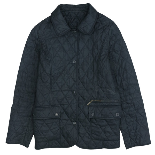 Barbour 90's Black Lightweight Button-Up Windbreaker Medium