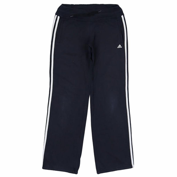 Adidas 90's Elasticated Waistband Drawstrings Trousers XSmall Black