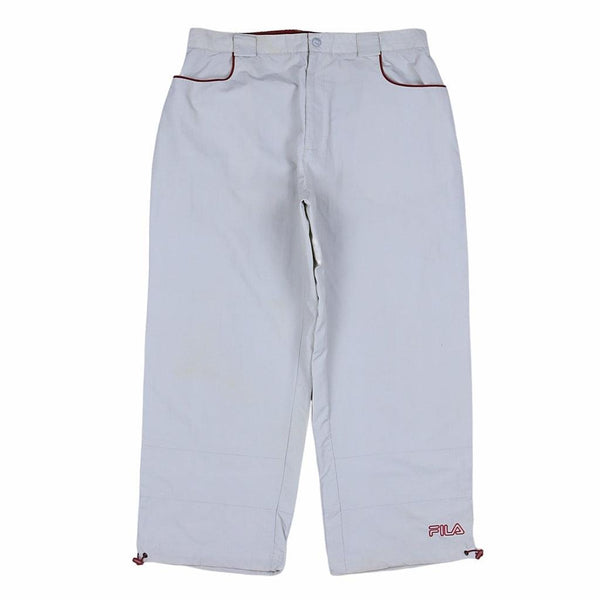 Fila 90's Drawstring Elasticated Waistband Joggers Trousers XLarge Grey