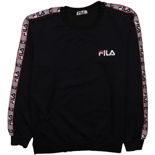 Fila 90's Heavyweight Crew Neck Sweatshirt XXLarge (2XL) Black