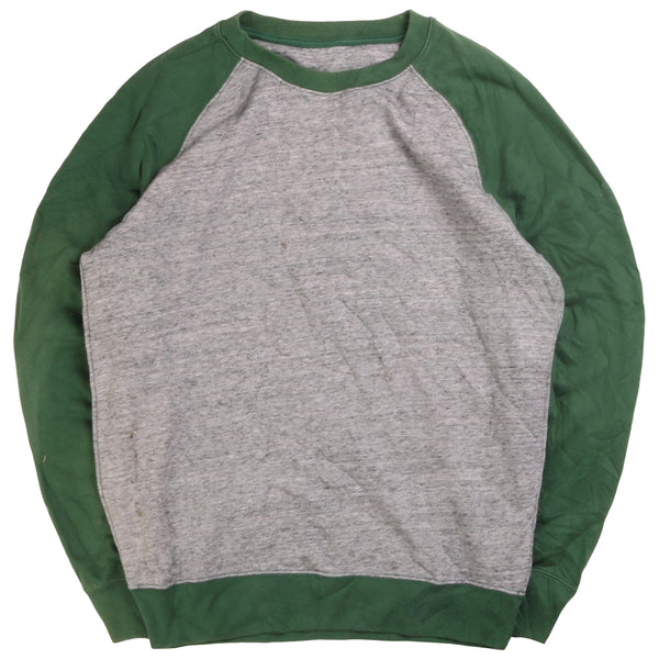 Uniqlo Grey Plain Crewneck Sweatshirt Small - Vintage Quality