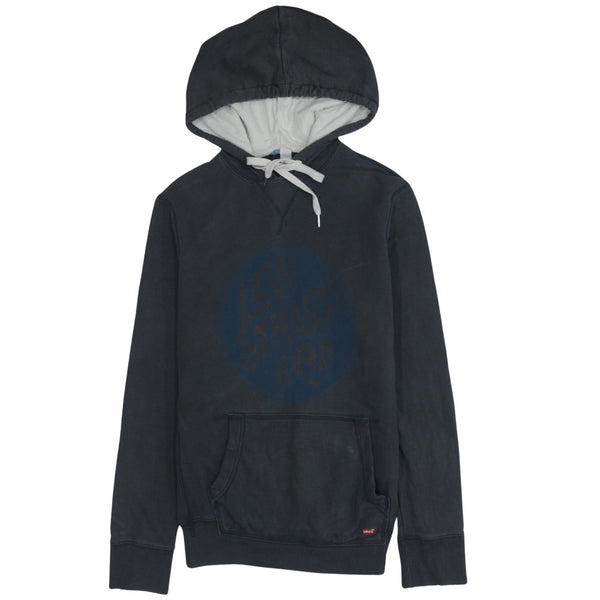 Levi's 90's Black Spellout Pullover Hoodie Men's Small