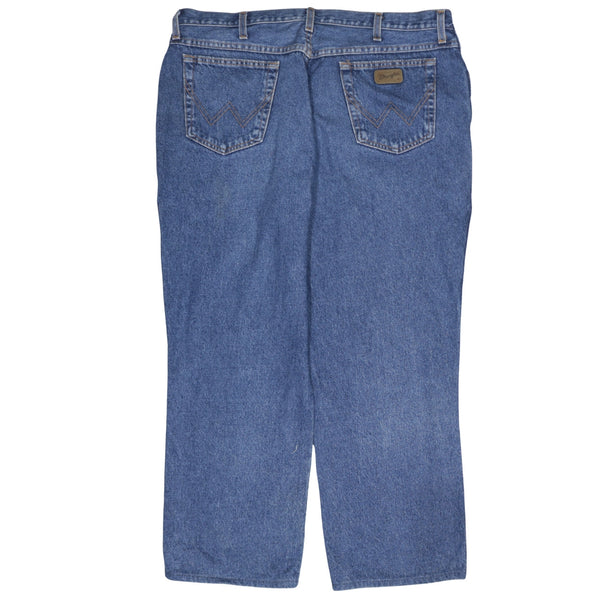 Wrangler 90's Lightwash Straight Leg Baggy Jeans / Pants 42 Blue