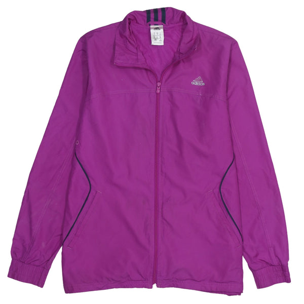 Adidas Vintage 90's Purple Lightweight Windbreaker Women Medium
