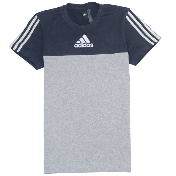 Adidas 90's Short Sleeves Crew Neck T Shirt Small Grey