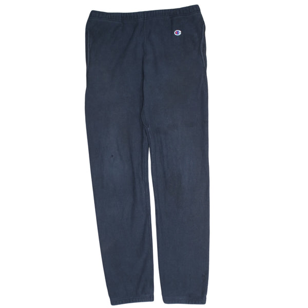 Champion 90's Black Medium Elastic Waistband Joggers Sweatpants