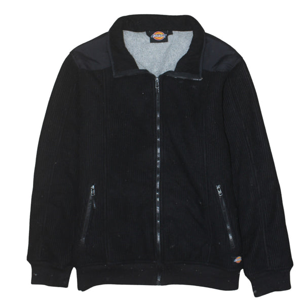 Dickies 90's Lightweight Full Zip Up Sweatshirt Large Black
