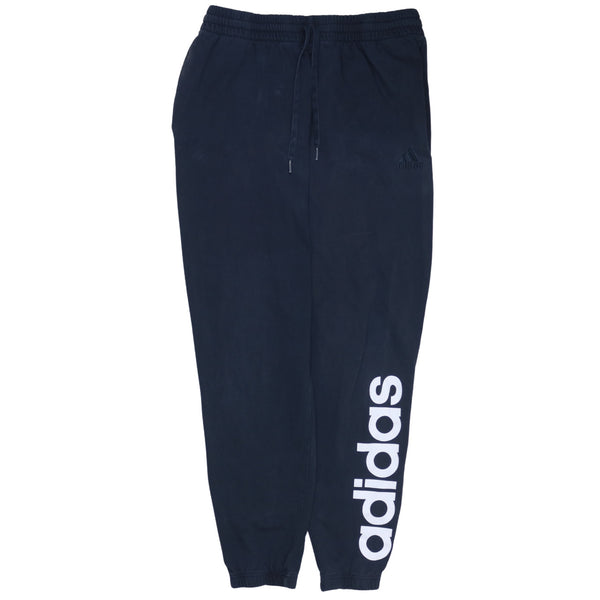 Adidas 90's Vintage Navy Blue Joggers Sweatpants Men's Large