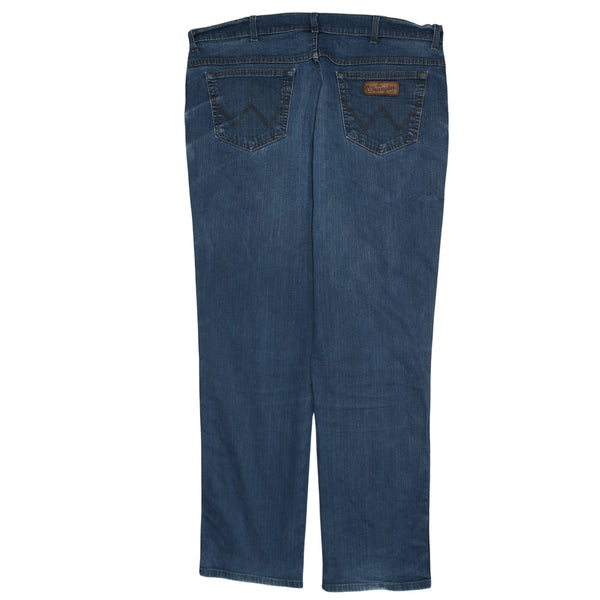 Wrangler 90's Lightwash Straight Leg Baggy Jeans / Pants 42 Blue