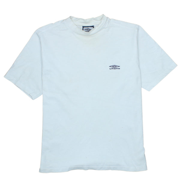 Umbro 90's Vintage Short Sleeve Crew Neck T-Shirt Men’s Large White