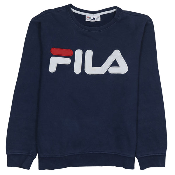 Fila   Sweatshirt Small Navy Blue
