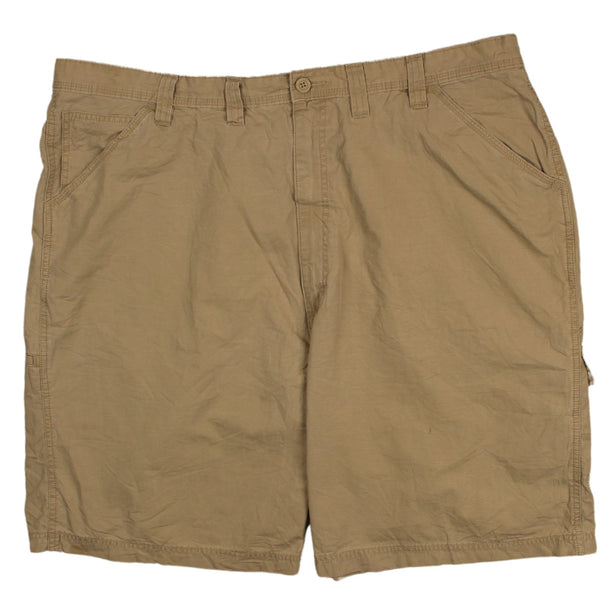 Vintage Wrangler 90's Men's Tan Brown Baggy Chino Shorts Size 44