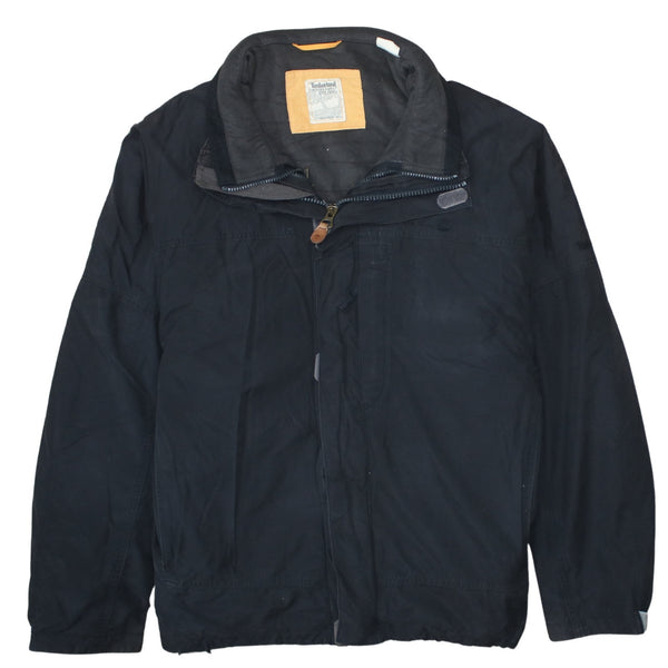 Timberland 90's Plain Full Zip Up Windbreaker XXLarge (2XL) Black