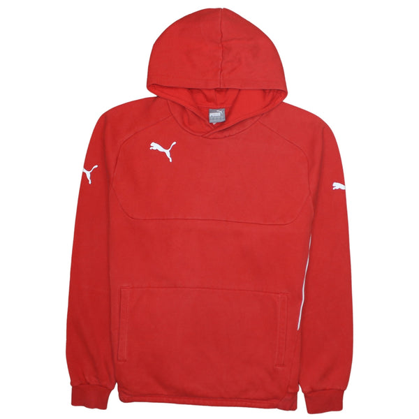 Puma 90's Lightweight Pullover Hoodie Large Red